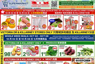 88 Supermarket Flyer October 2 to 8