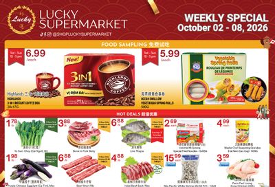 Lucky Supermarket (Calgary) Flyer October 2 to 8