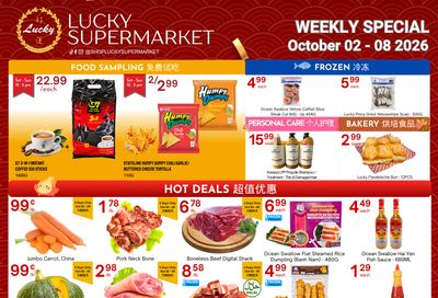 Lucky Supermarket (Winnipeg) Flyer October 2 to 8