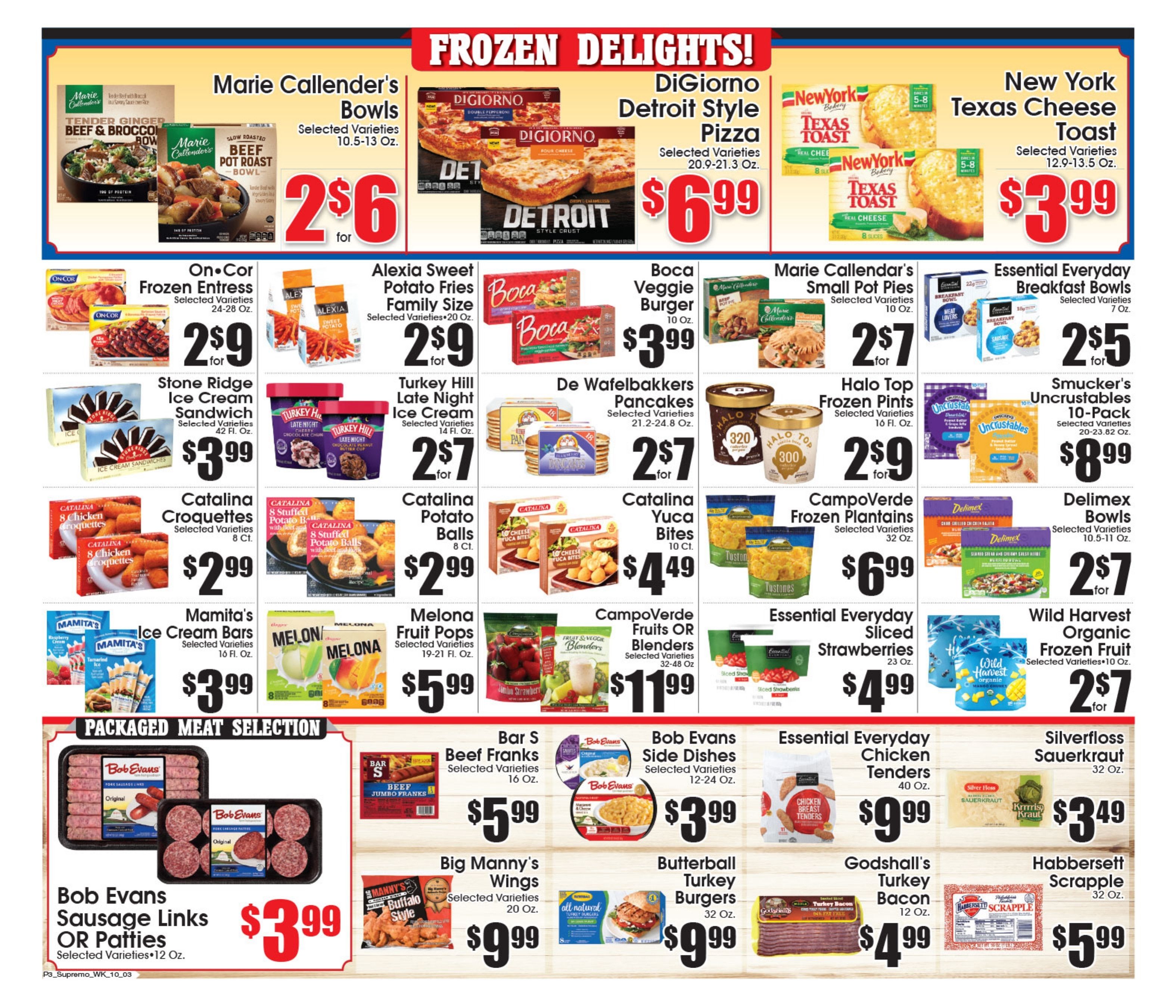 Supremo Food Markets Weekly Ad October 3 - 9, 2026