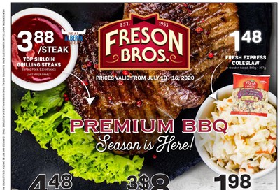 Freson Bros. Flyer July 10 to 16