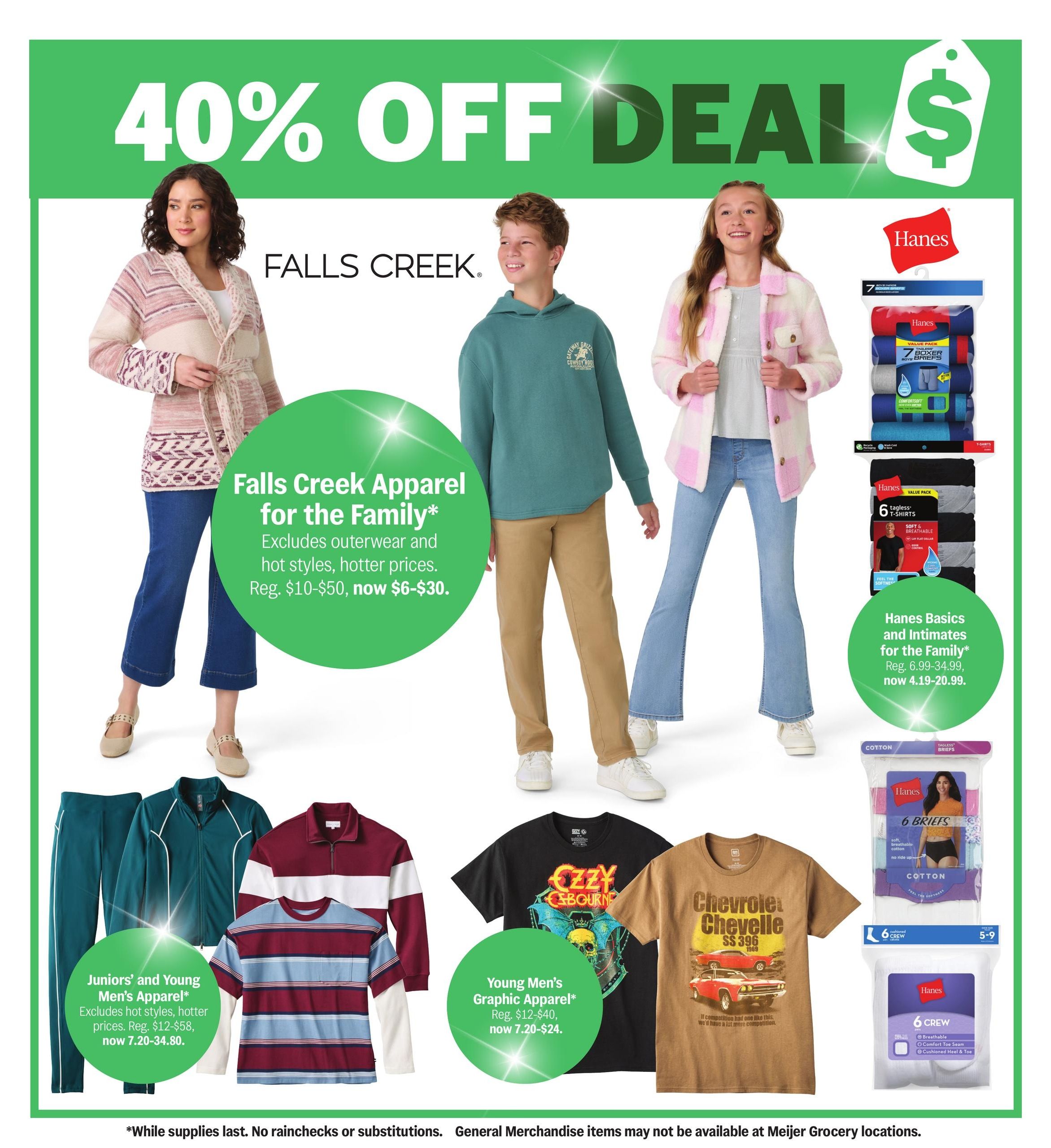 Meijer (Chicago Area, IL) good deal days. one week only! Weekly Ad October 7 - 13, 2026
