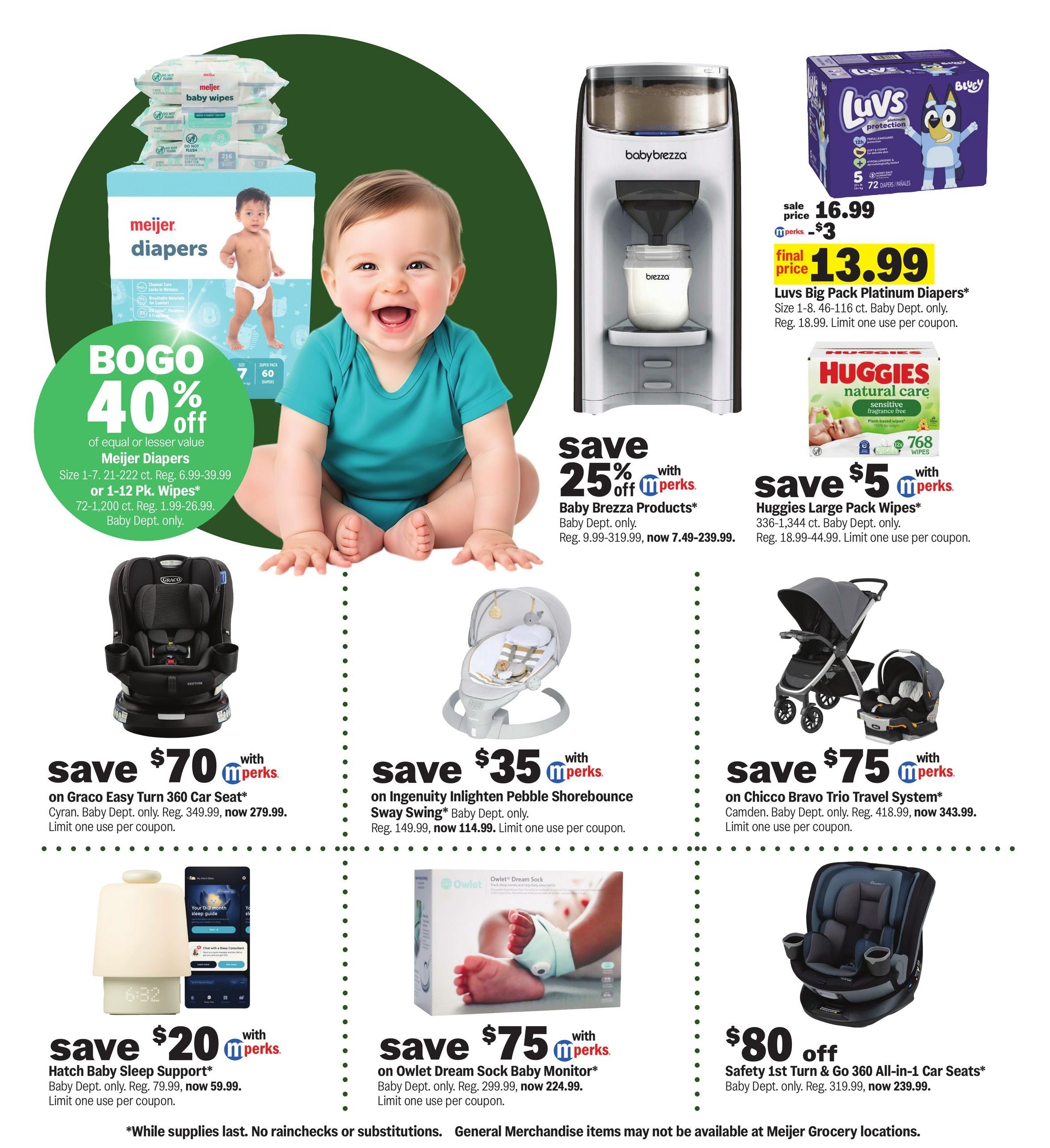Meijer (Aurora Area, IL) good deal days. one week only! Weekly Ad October 7 - 13, 2026