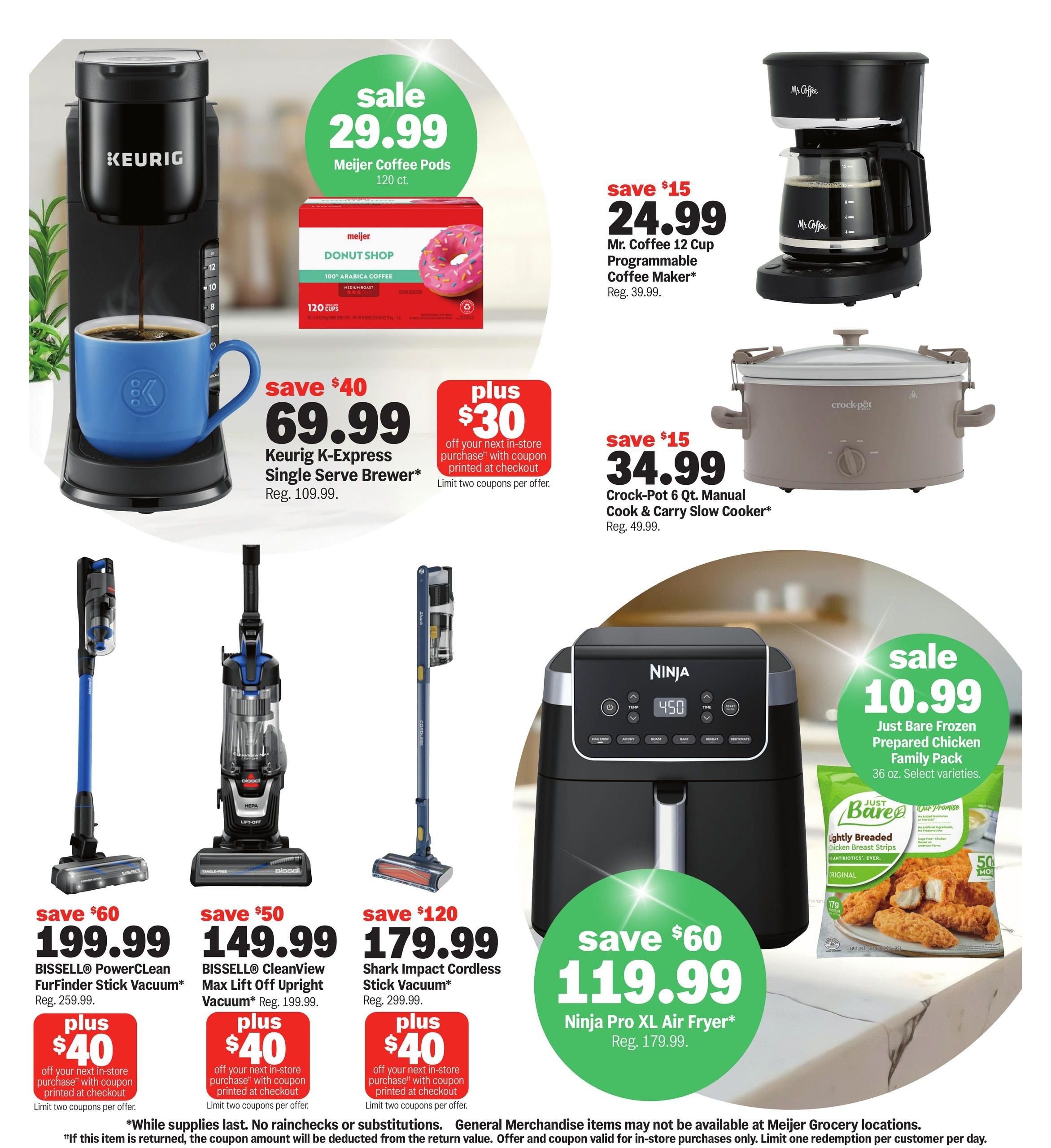 Meijer (Aurora Area, IL) good deal days. one week only! Weekly Ad October 7 - 13, 2026