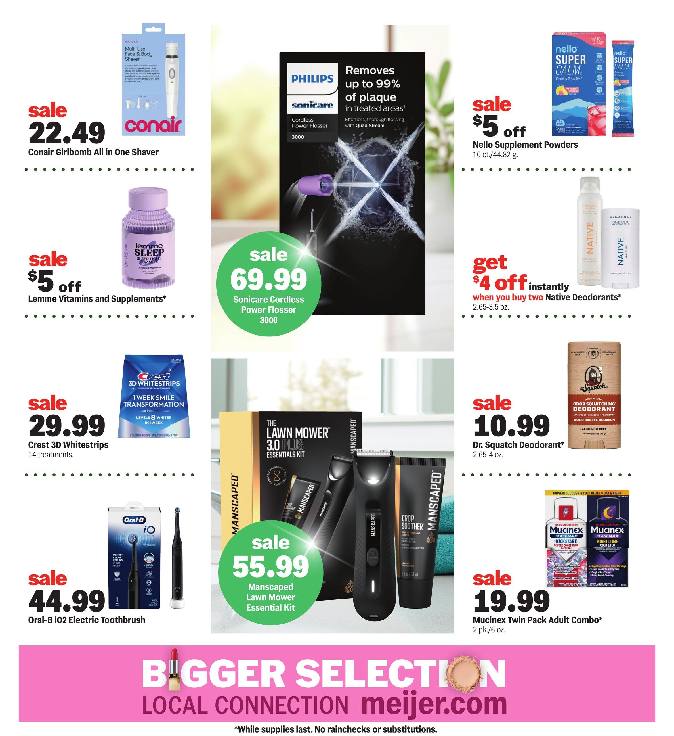 Meijer (Carmel Area, IN) good deal days. one week only! Weekly Ad October 7 - 13, 2026