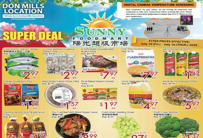 Sunny Foodmart (Don Mills) Flyer July 10 to 16