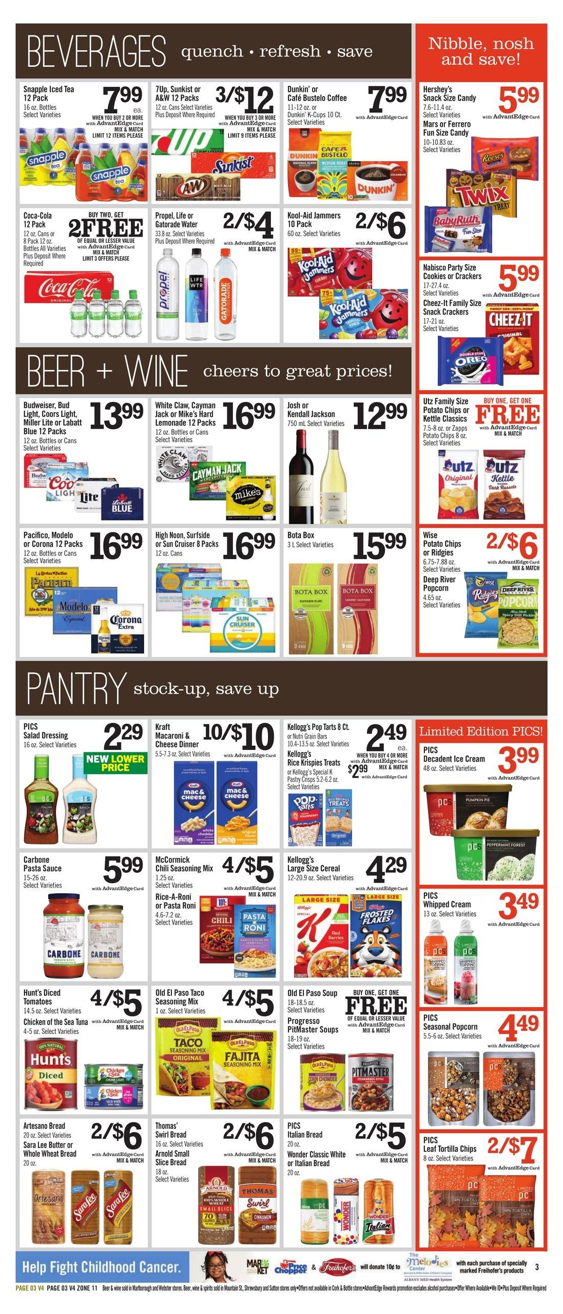 Price Chopper (Athol Area, MA) Weekly Ad October 4 - 10, 2026