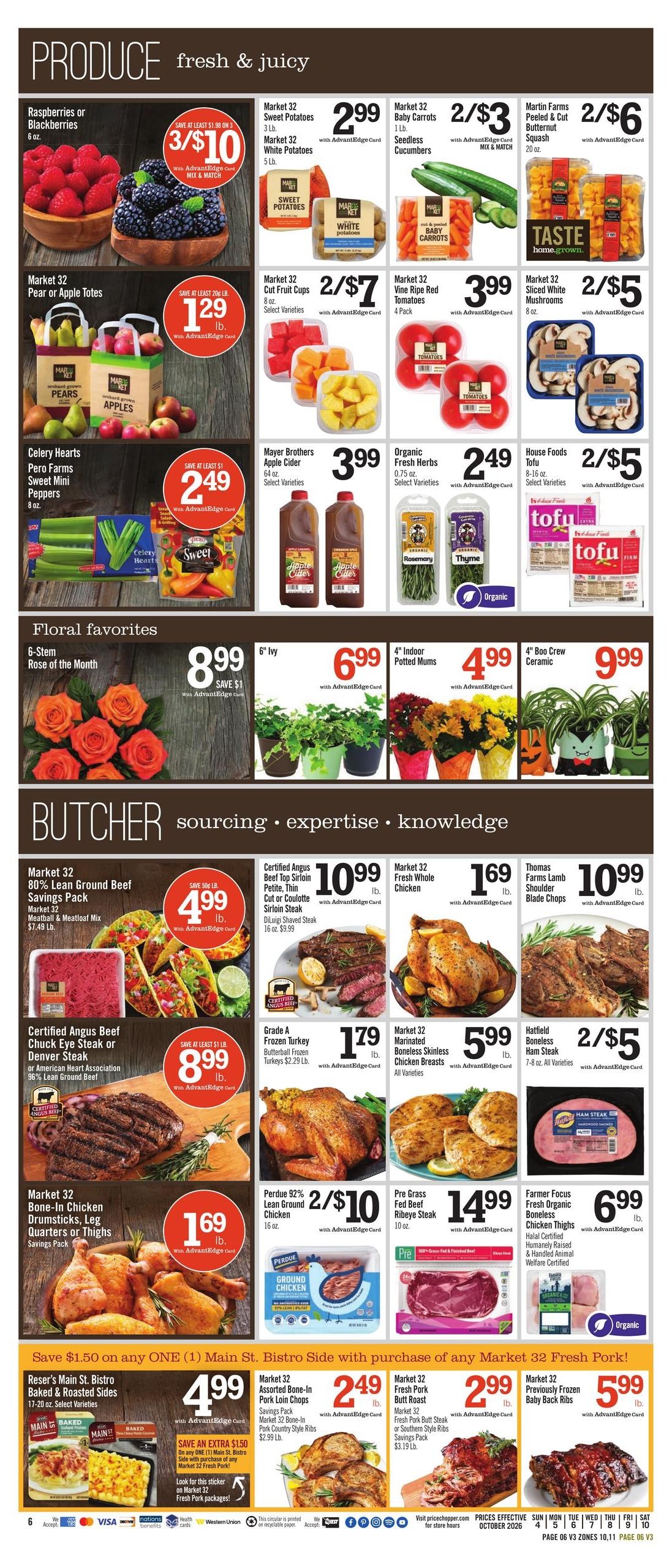 Price Chopper (Athol Area, MA) Weekly Ad October 4 - 10, 2026