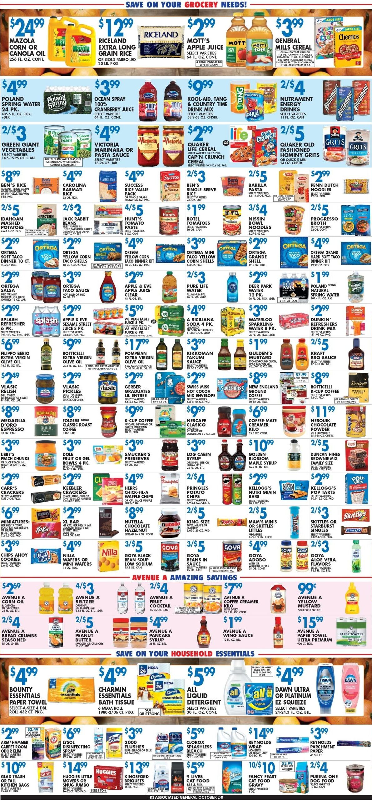 Associated Supermarkets (Haddonfield Area, NJ) Weekly Ad October 2 - 8, 2026
