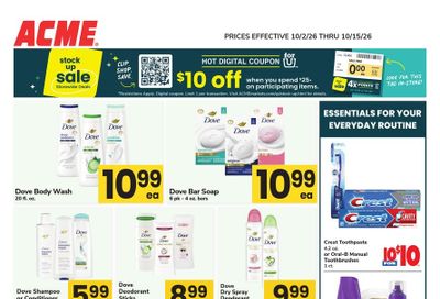Acme Markets (Dover Area, DE) Health, Home & Beauty Weekly Ad October 2 - 15, 2026