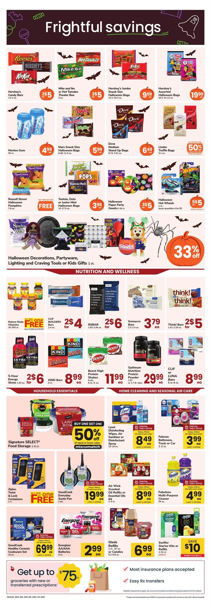 Acme Markets (Dover Area, DE) Health, Home & Beauty Weekly Ad October 2 - 15, 2026