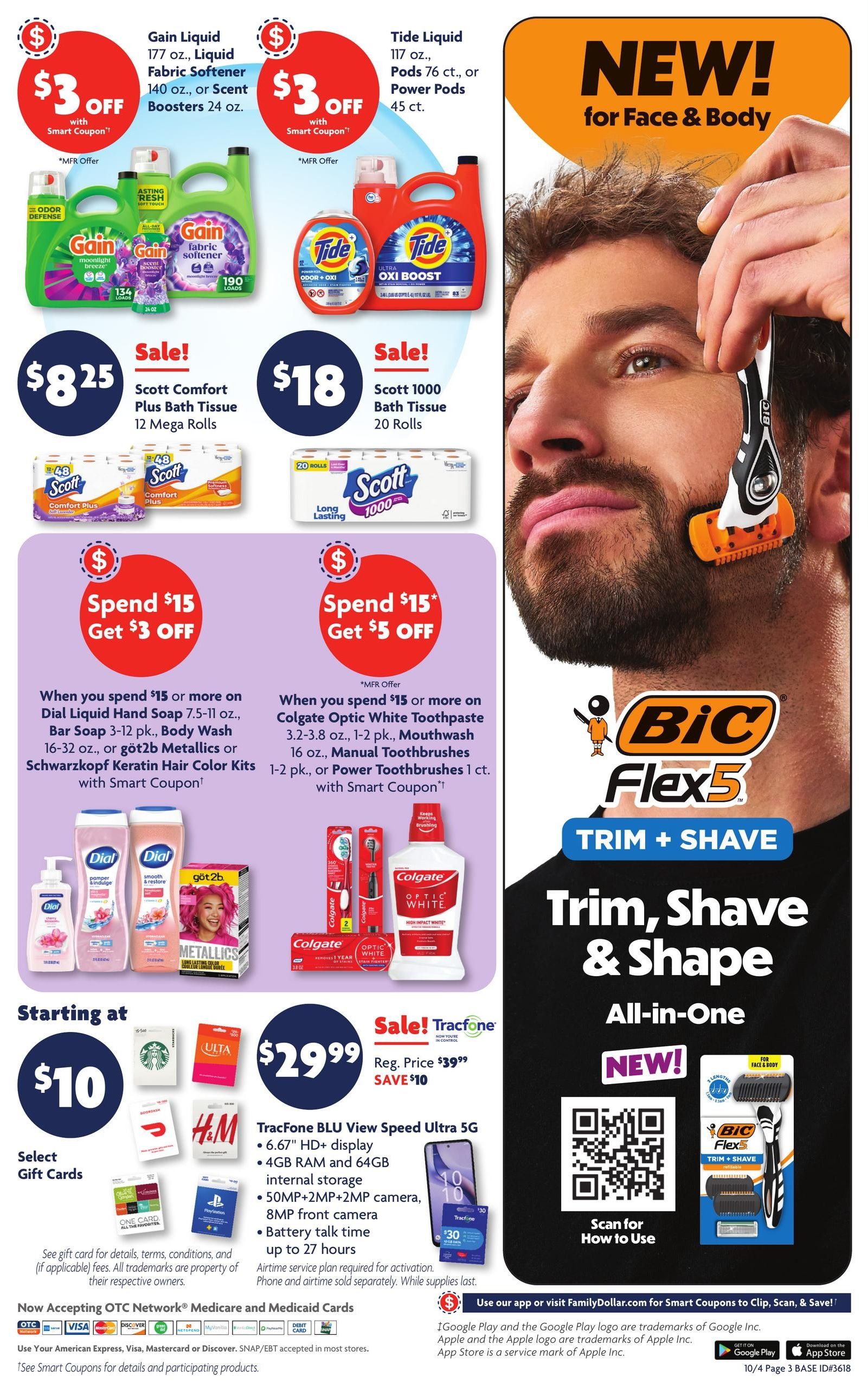 Family Dollar (Bullhead City Area, AZ) Weekly Ad October 4 - 12, 2026