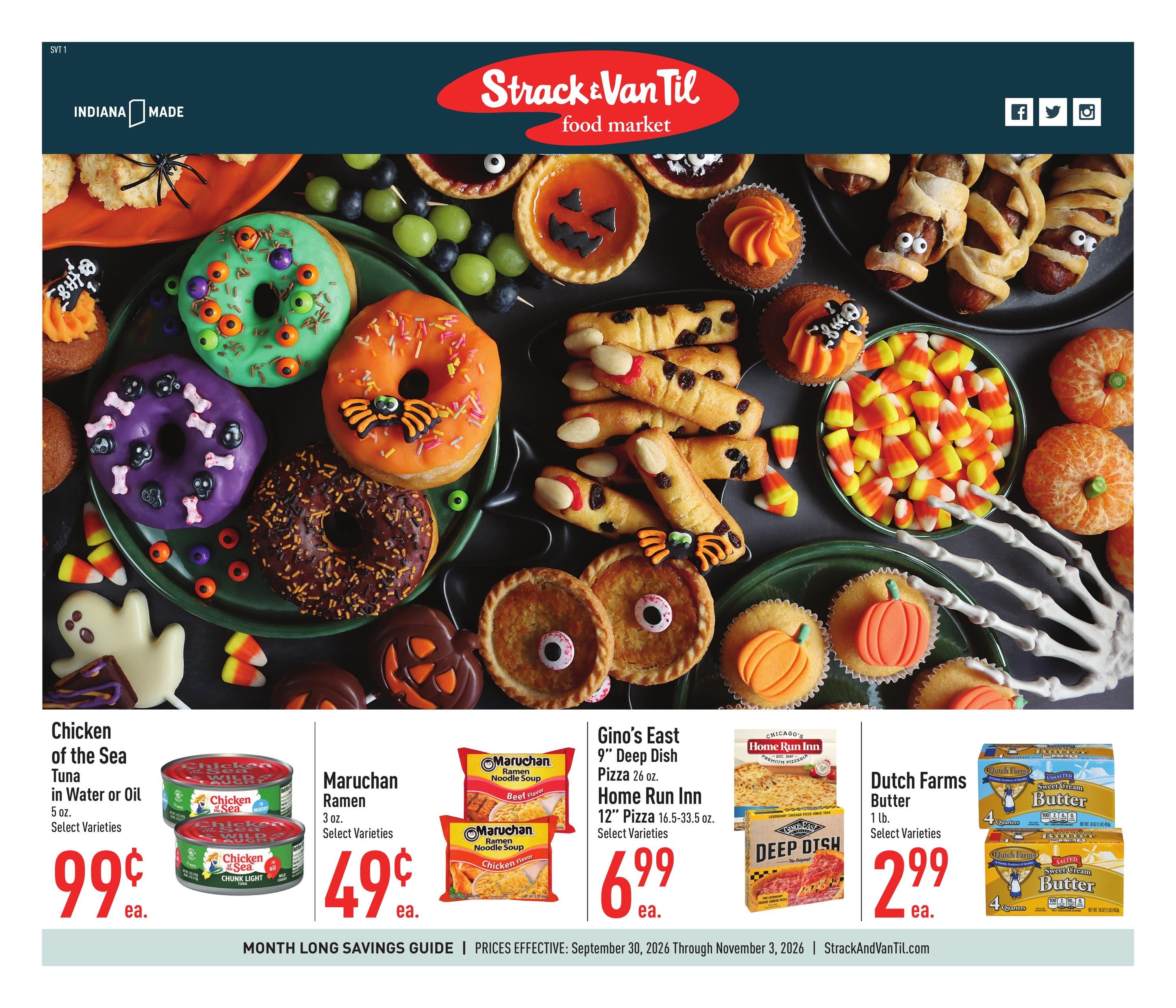 Strack & Van Til Weekly Ad September 30 - November 3, 2026