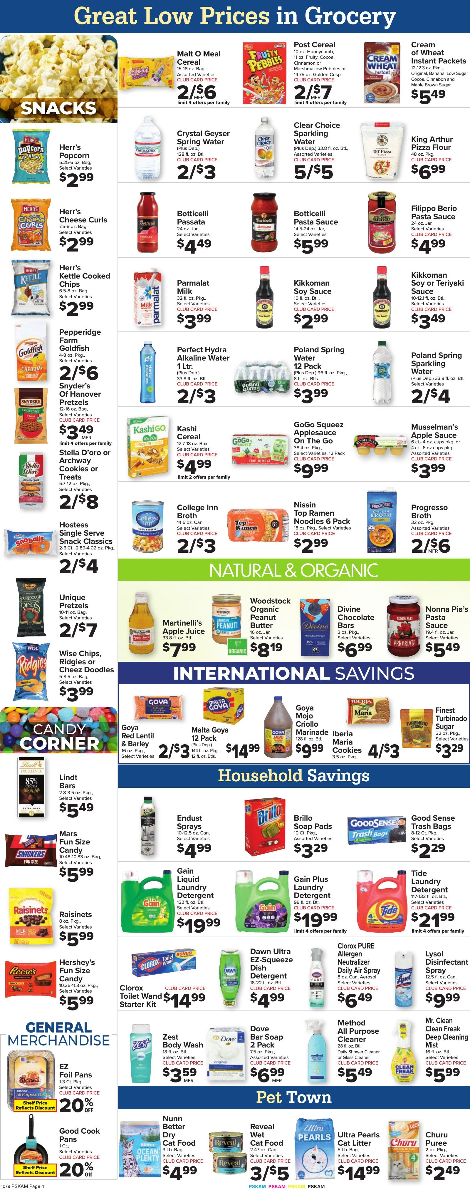 Foodtown Weekly Ad October 9 - 15, 2026