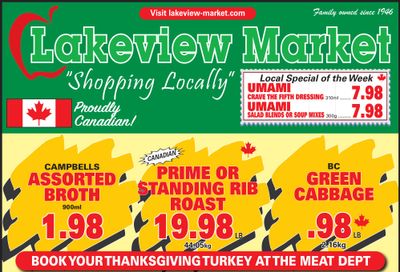 Lakeview Market Flyer October 3 to 9