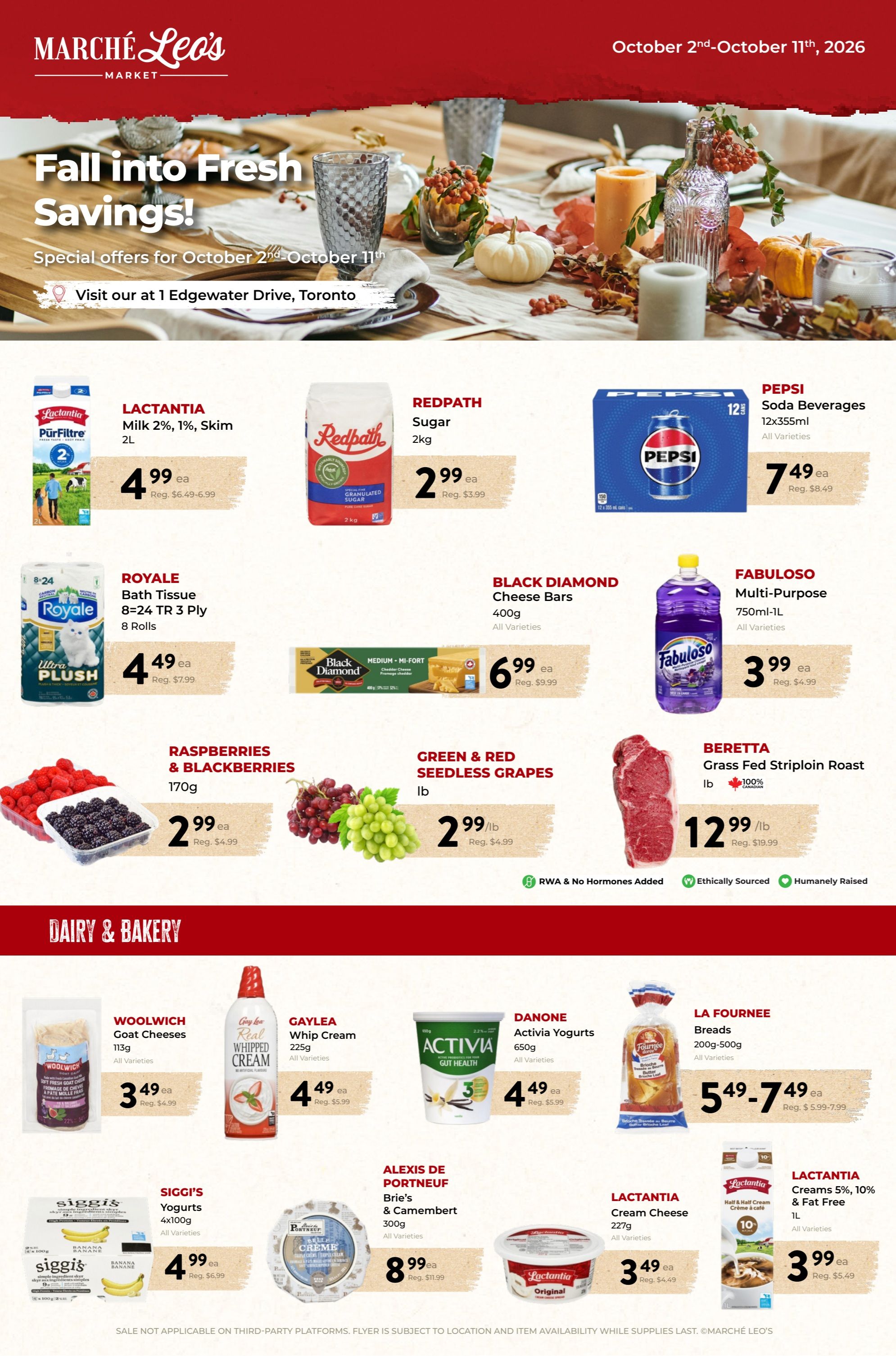 Marche Leo's Flyer October 2 to 11