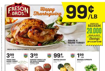 Freson Bros. Flyer October 9 to 15