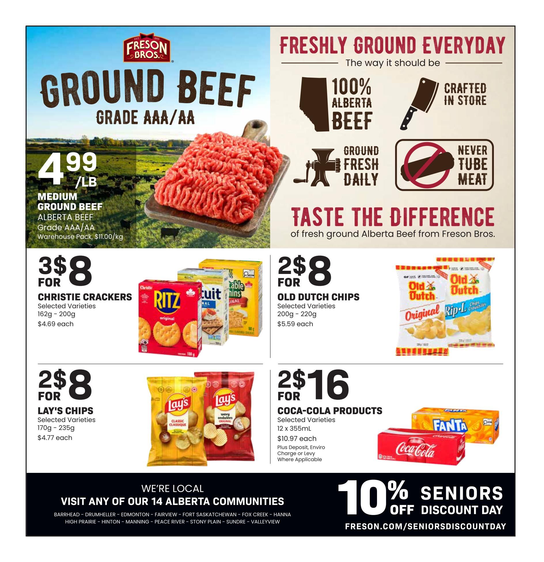 Freson Bros. Flyer October 9 to 15