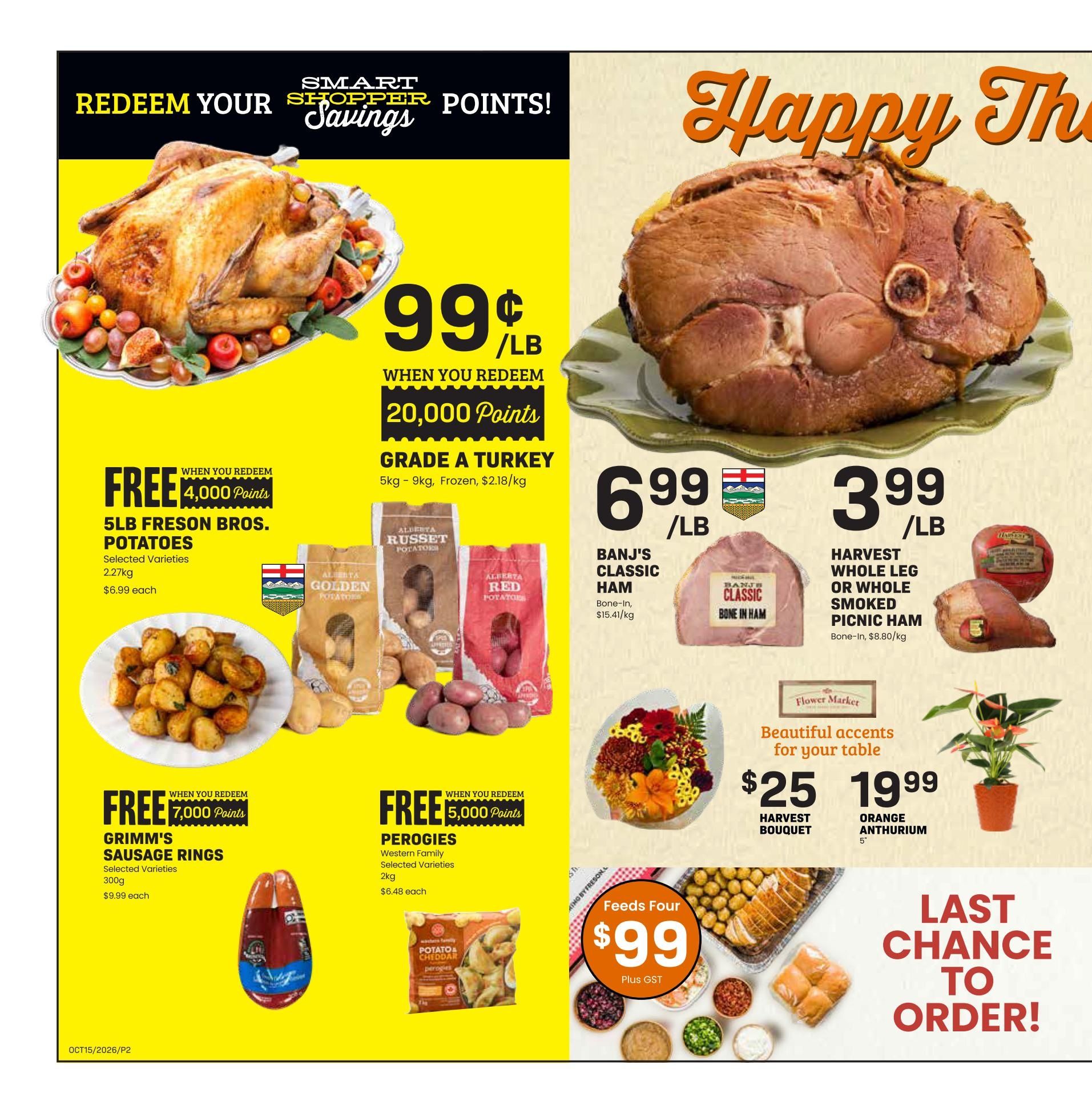 Freson Bros. Flyer October 9 to 15