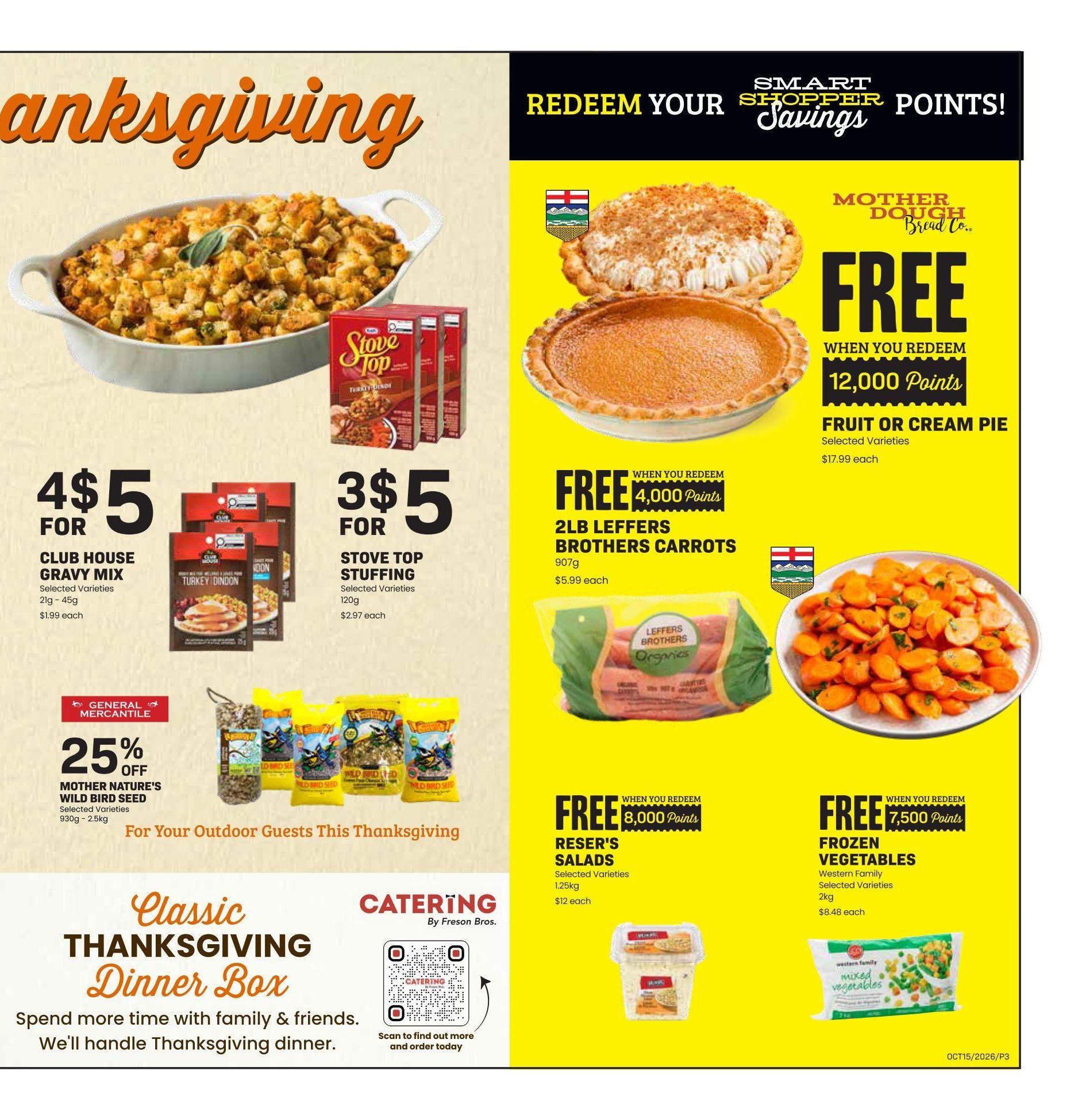 Freson Bros. Flyer October 9 to 15