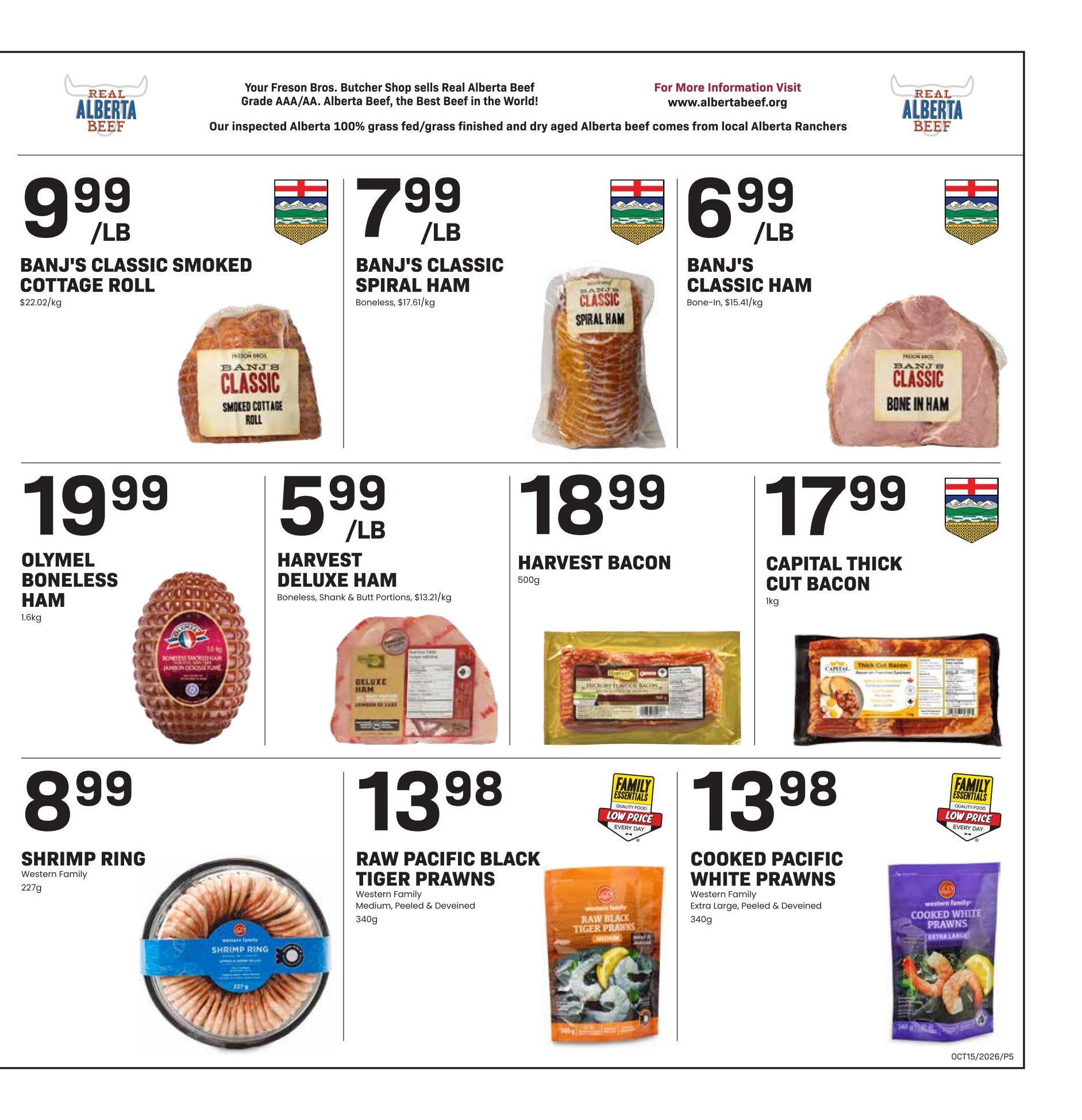 Freson Bros. Flyer October 9 to 15