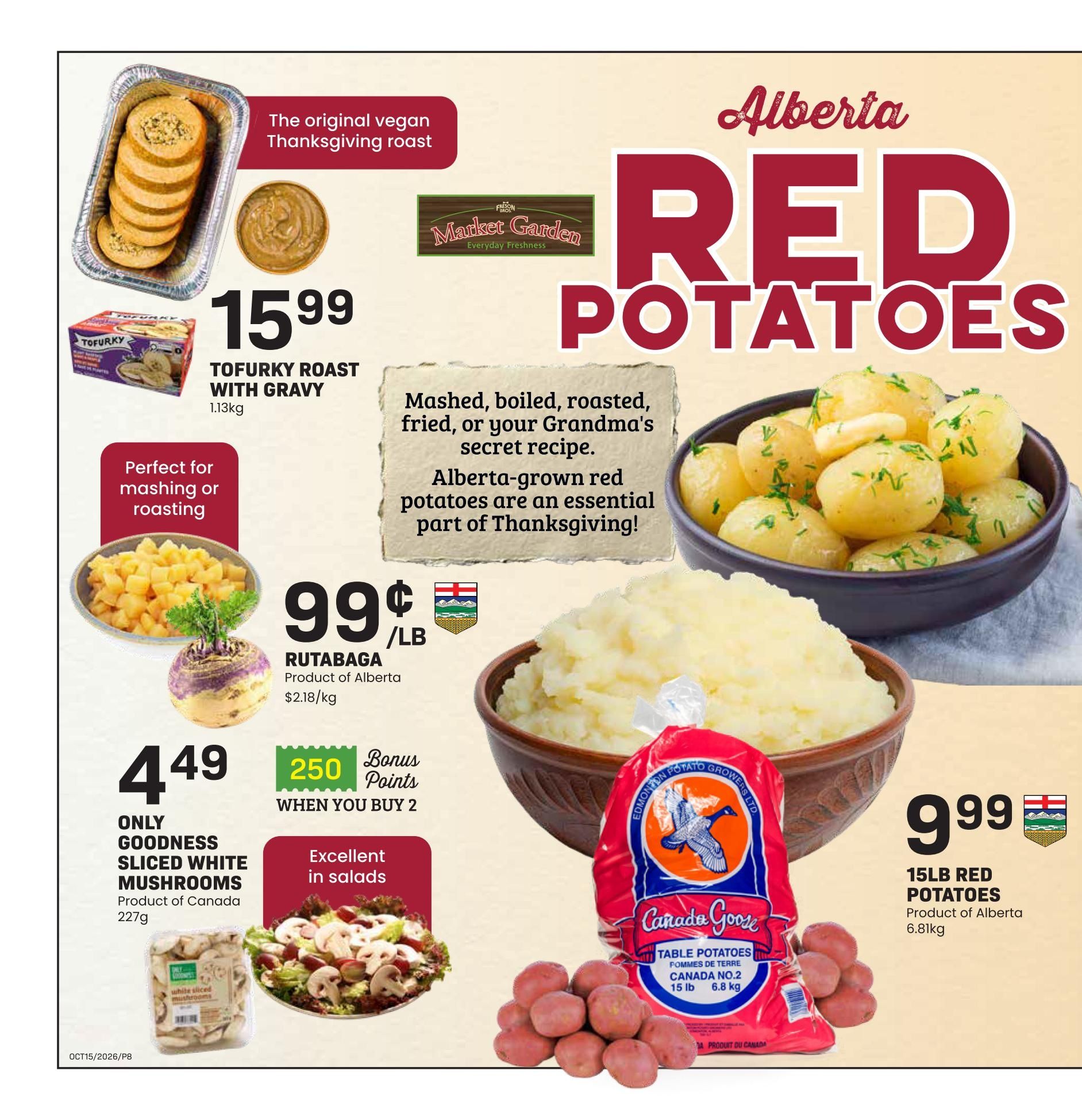 Freson Bros. Flyer October 9 to 15