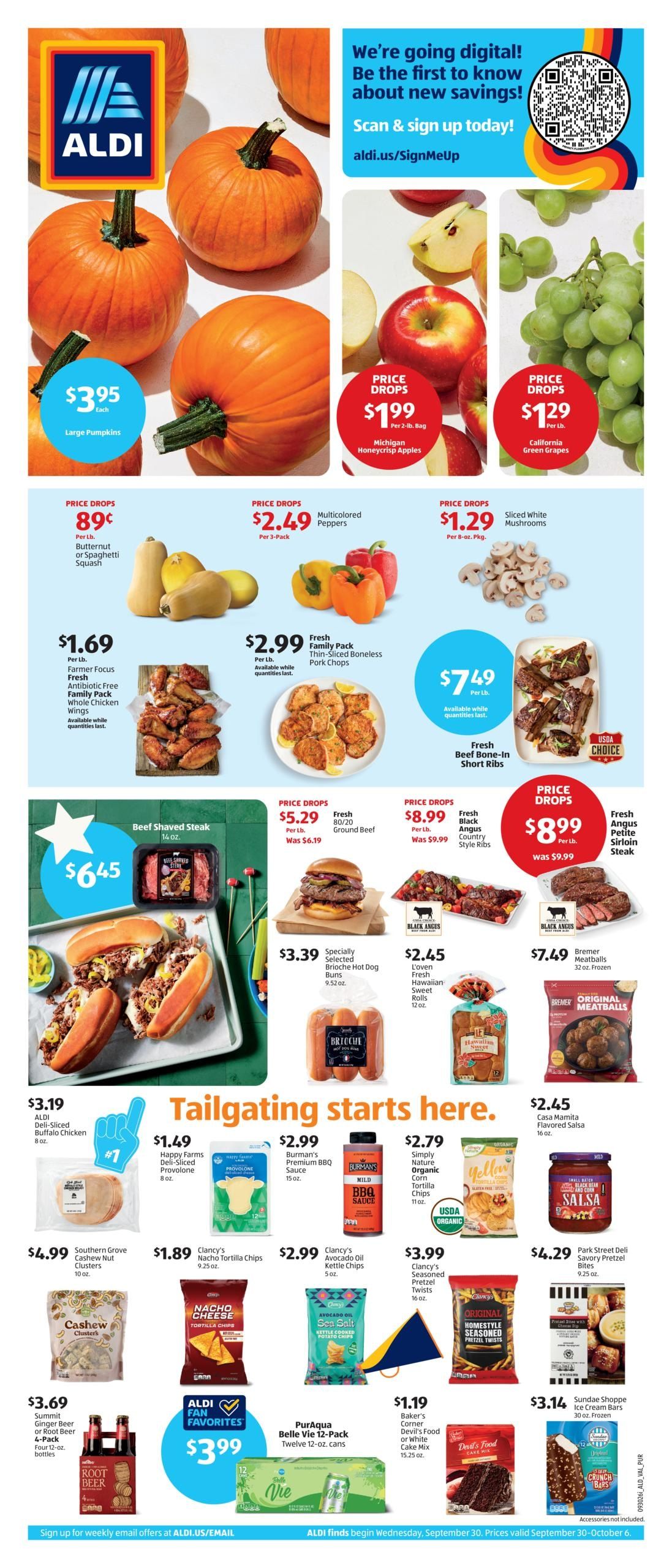 ALDI (Thornton Area, IL) Weekly Ad September 30 - October 6, 2026