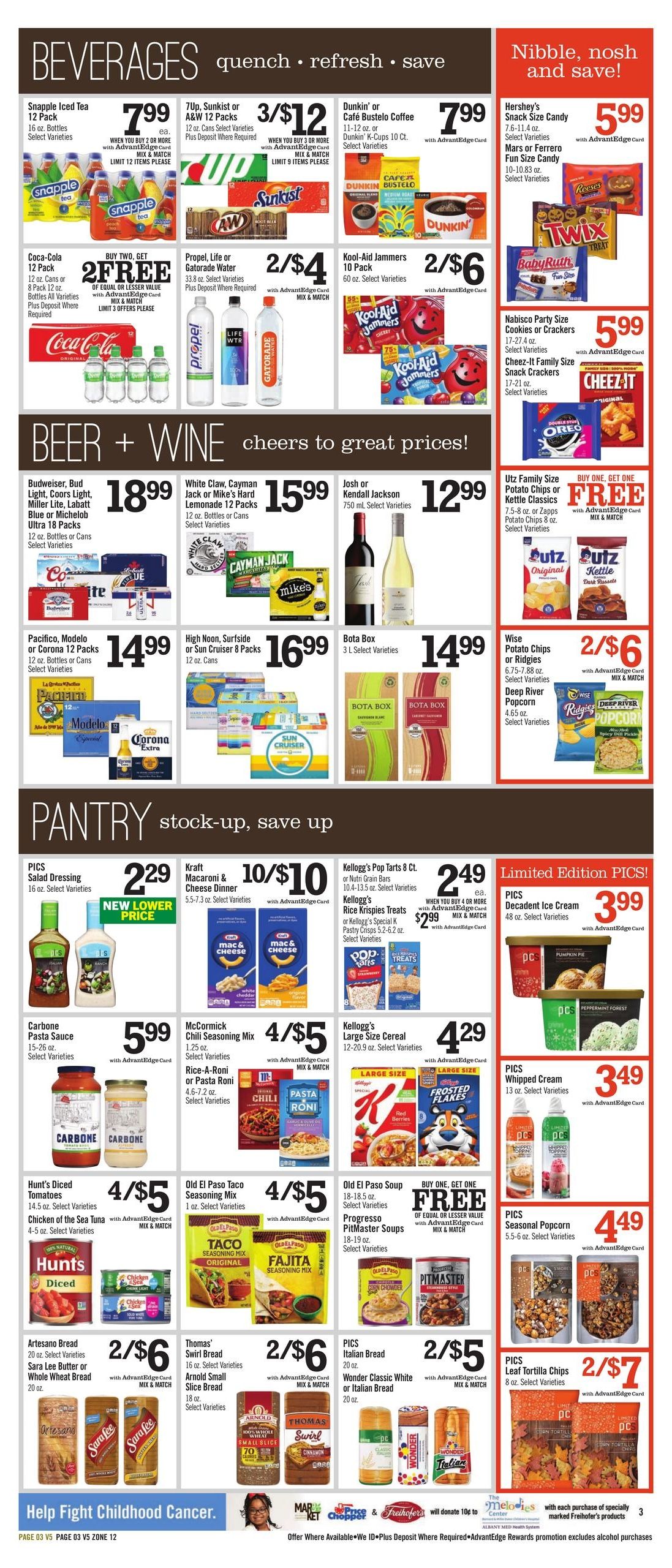 Price Chopper (Williamstown Area, MA) Weekly Ad October 4 - 10, 2026