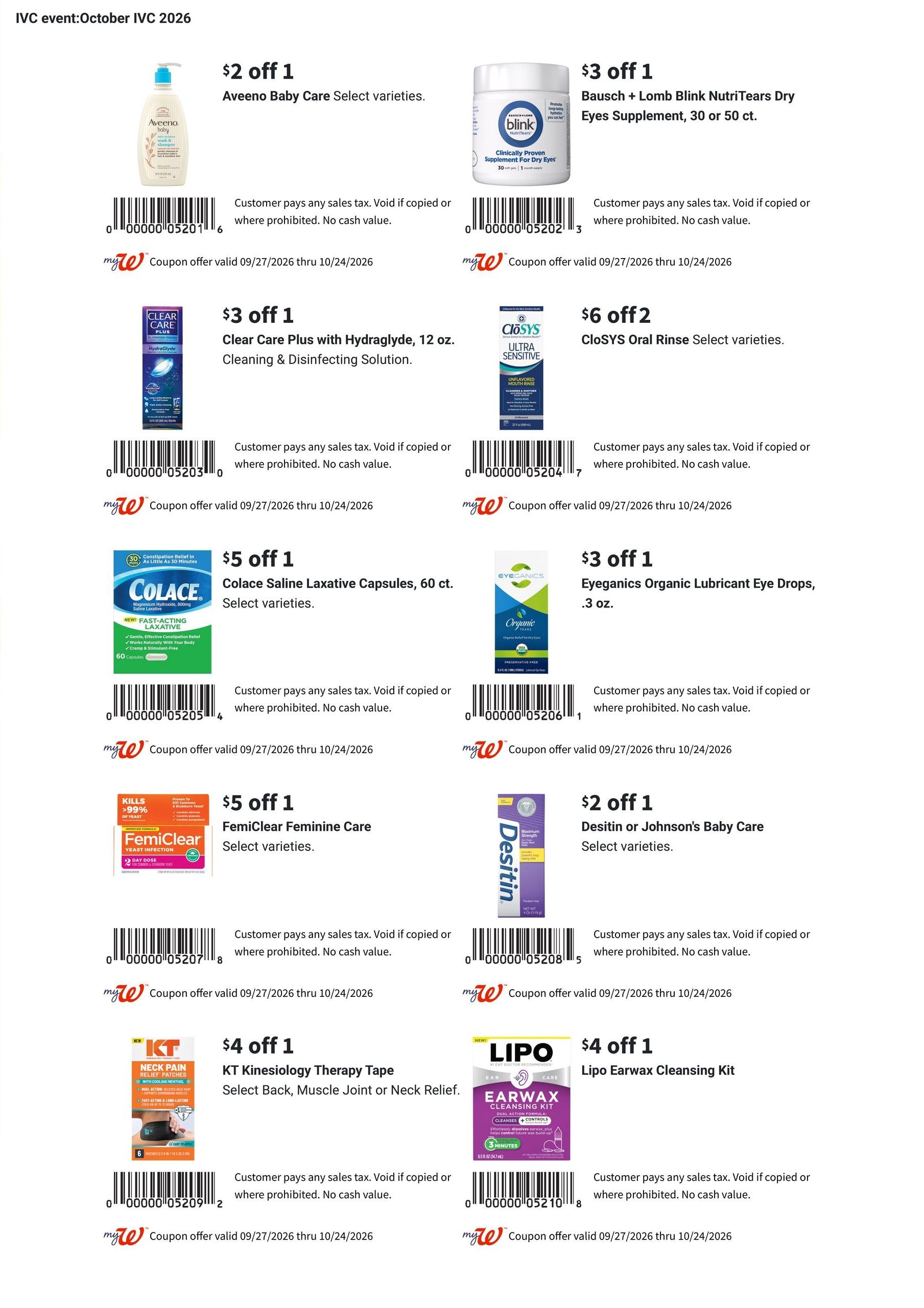Walgreens October Savings Book Weekly Ad October 4 - 31, 2026
