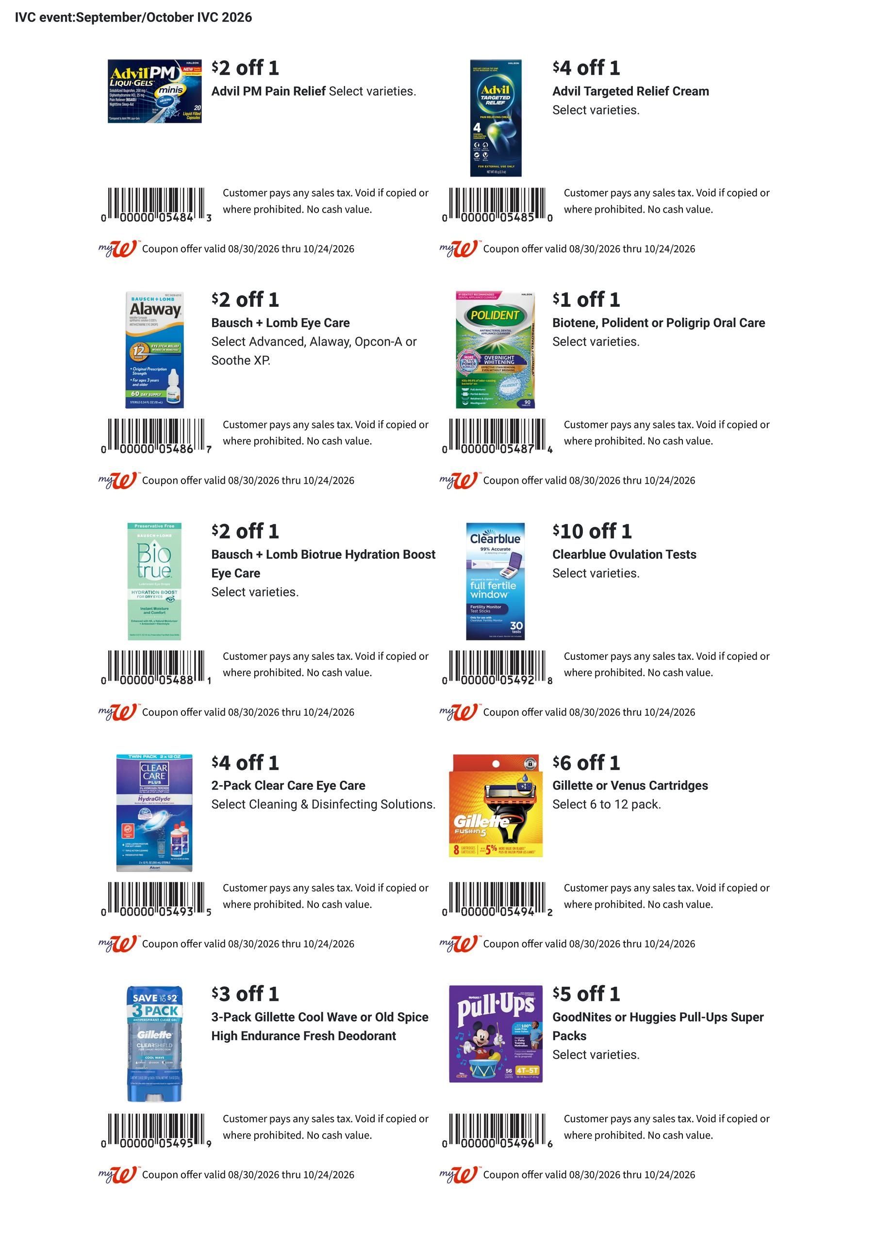 Walgreens October Savings Book Weekly Ad October 4 - 31, 2026