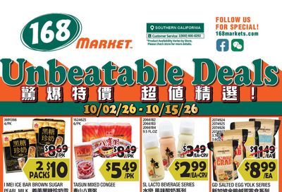 168 Market Weekly Ad October 2 - 8, 2026