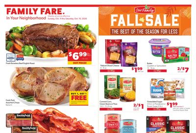 Family Fare Weekly Ad October 4 - 10, 2026