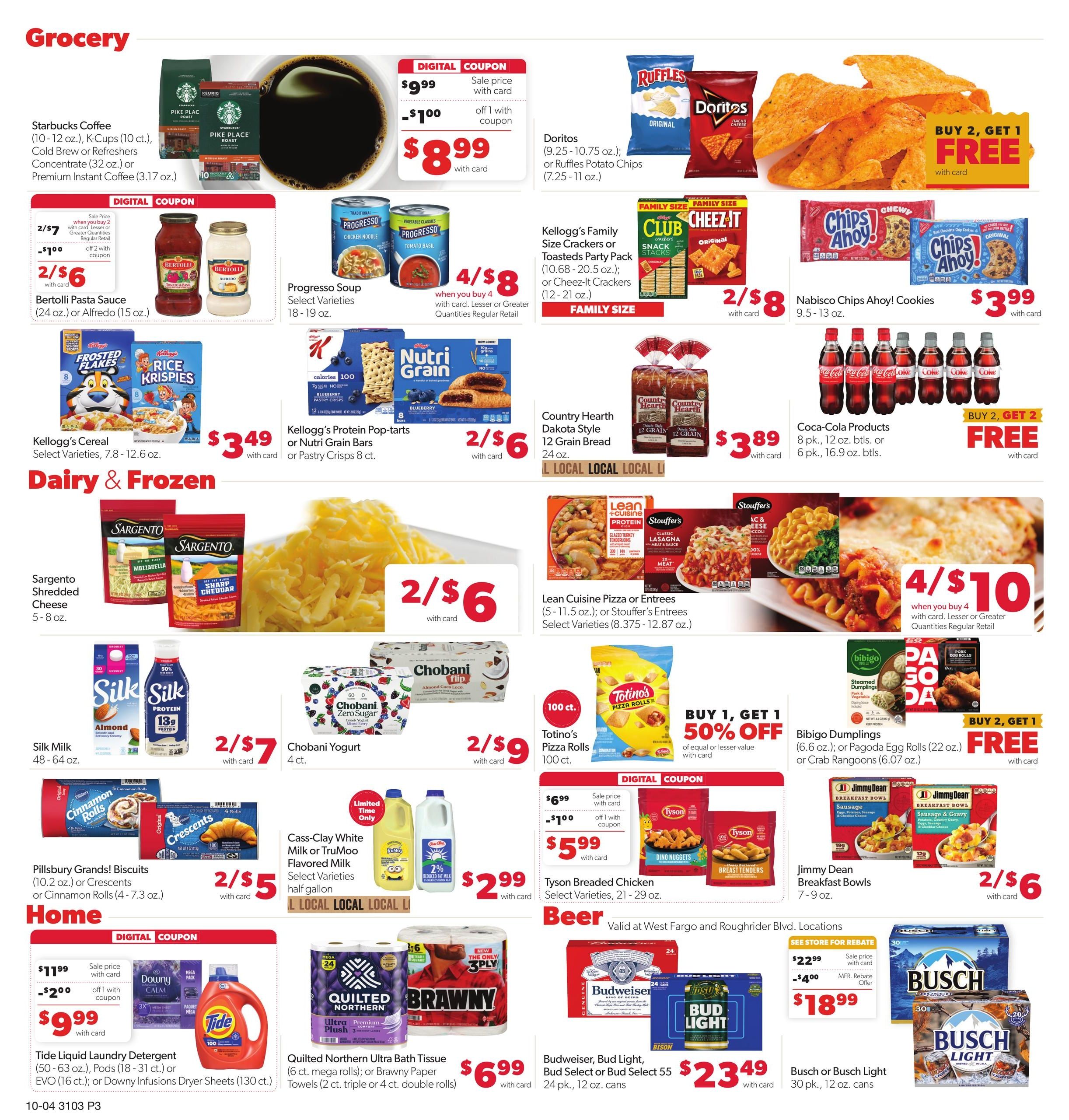 Family Fare (Bismarck-Dickinson Area, ND) Weekly Ad October 4 - 10, 2026