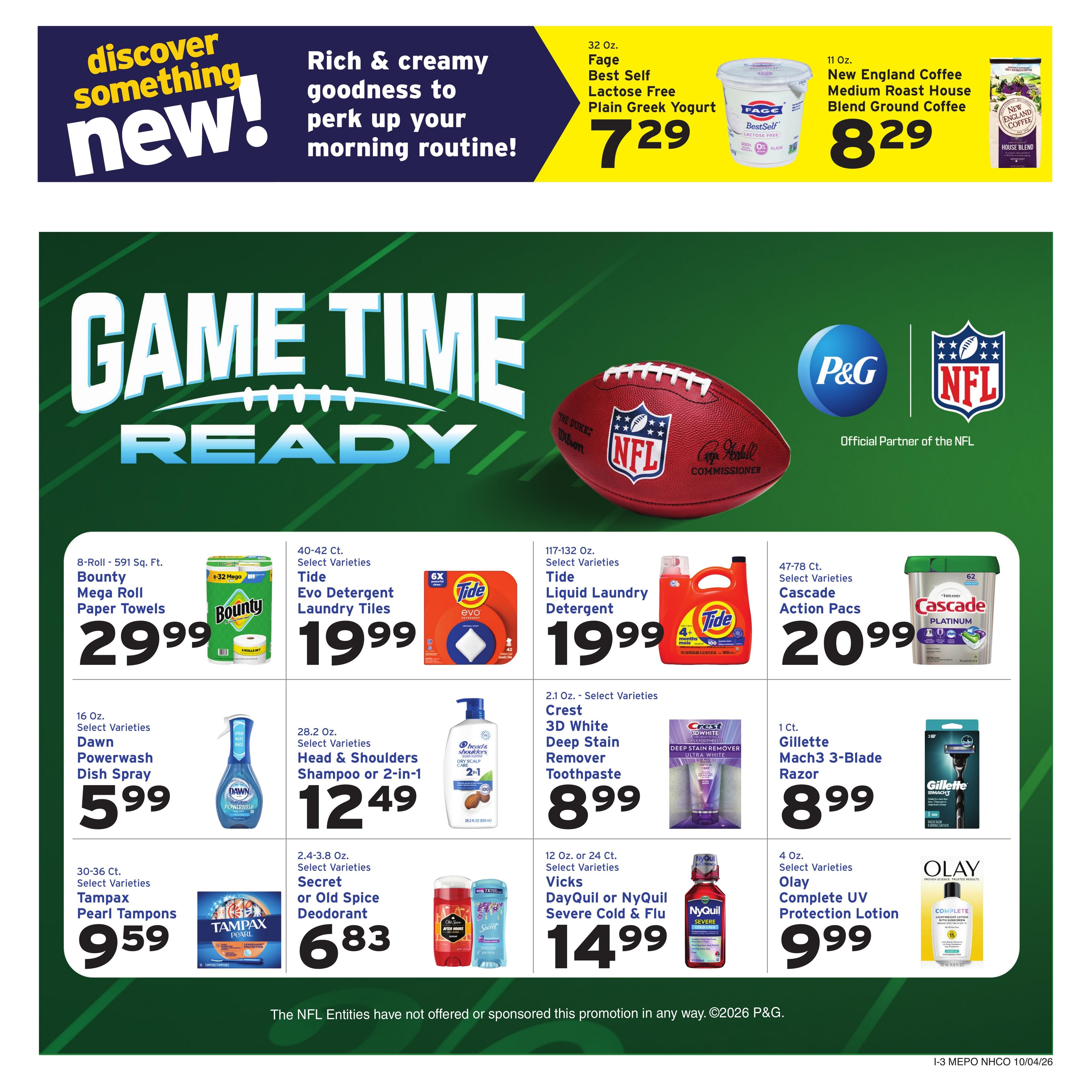 Hannaford (Portland Area, ME) Week 41 Flyer - for Flipp Weekly Ad October 4 - 10, 2026