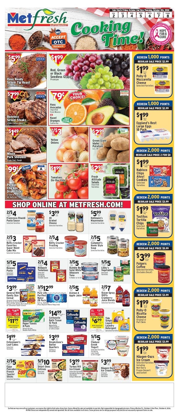 Met Foodmarkets (Brooklyn, NY) Weekly Ad October 4 - 10, 2026