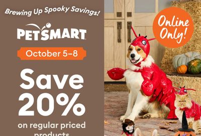 PetSmart Online Deal October 5 to 8