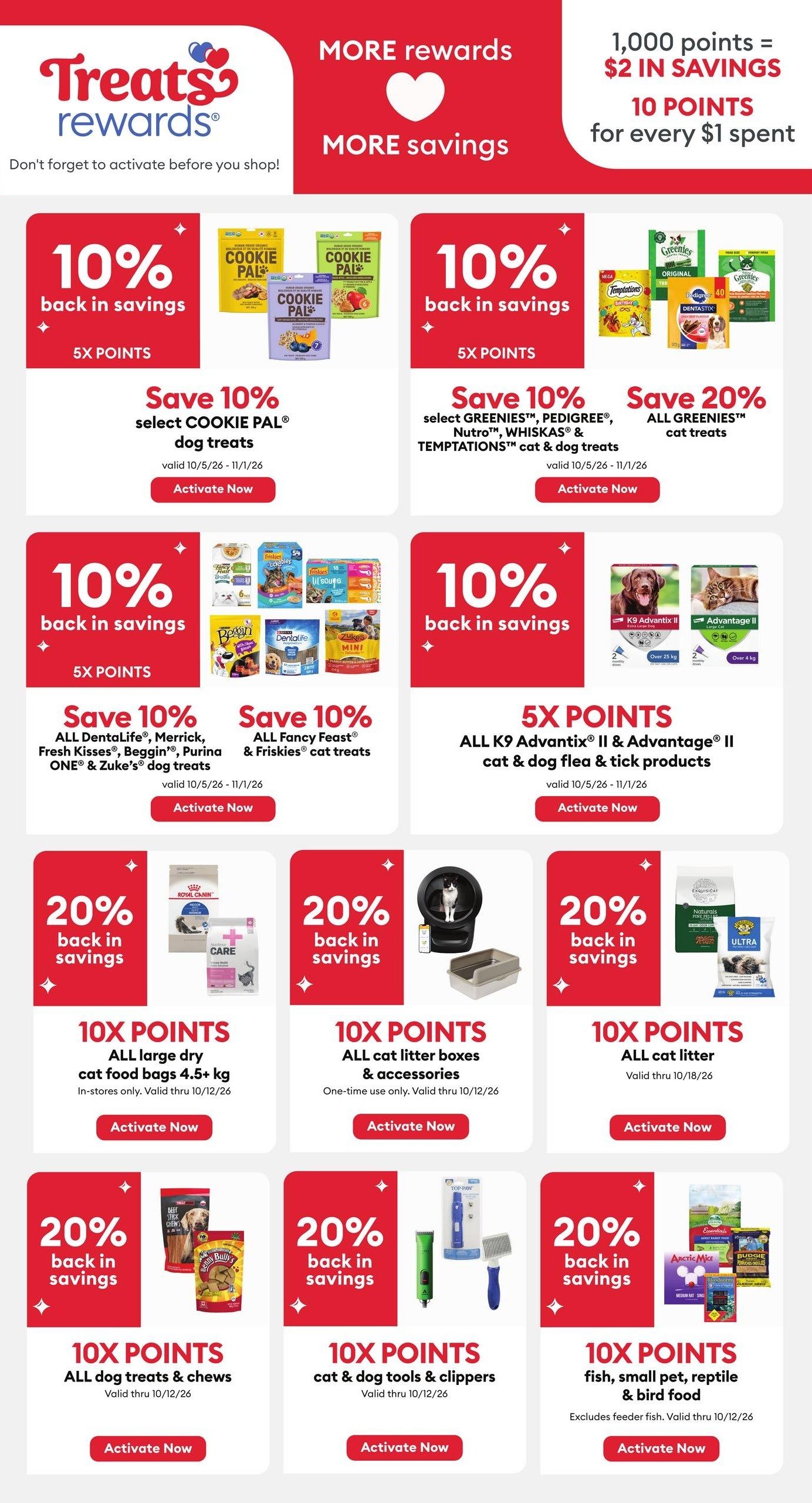 PetSmart Flyer October 5 to November 1