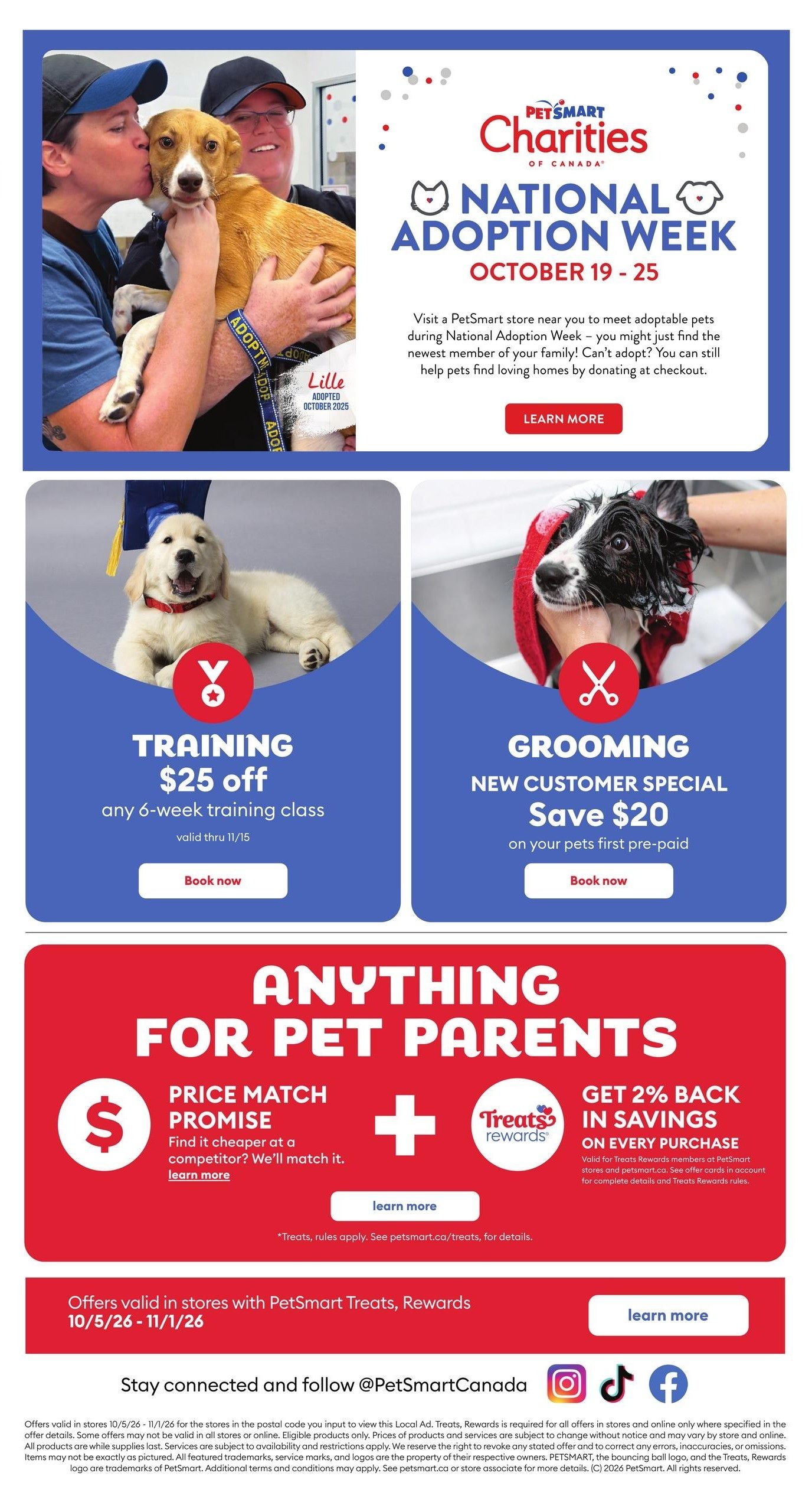 PetSmart Flyer October 5 to November 1