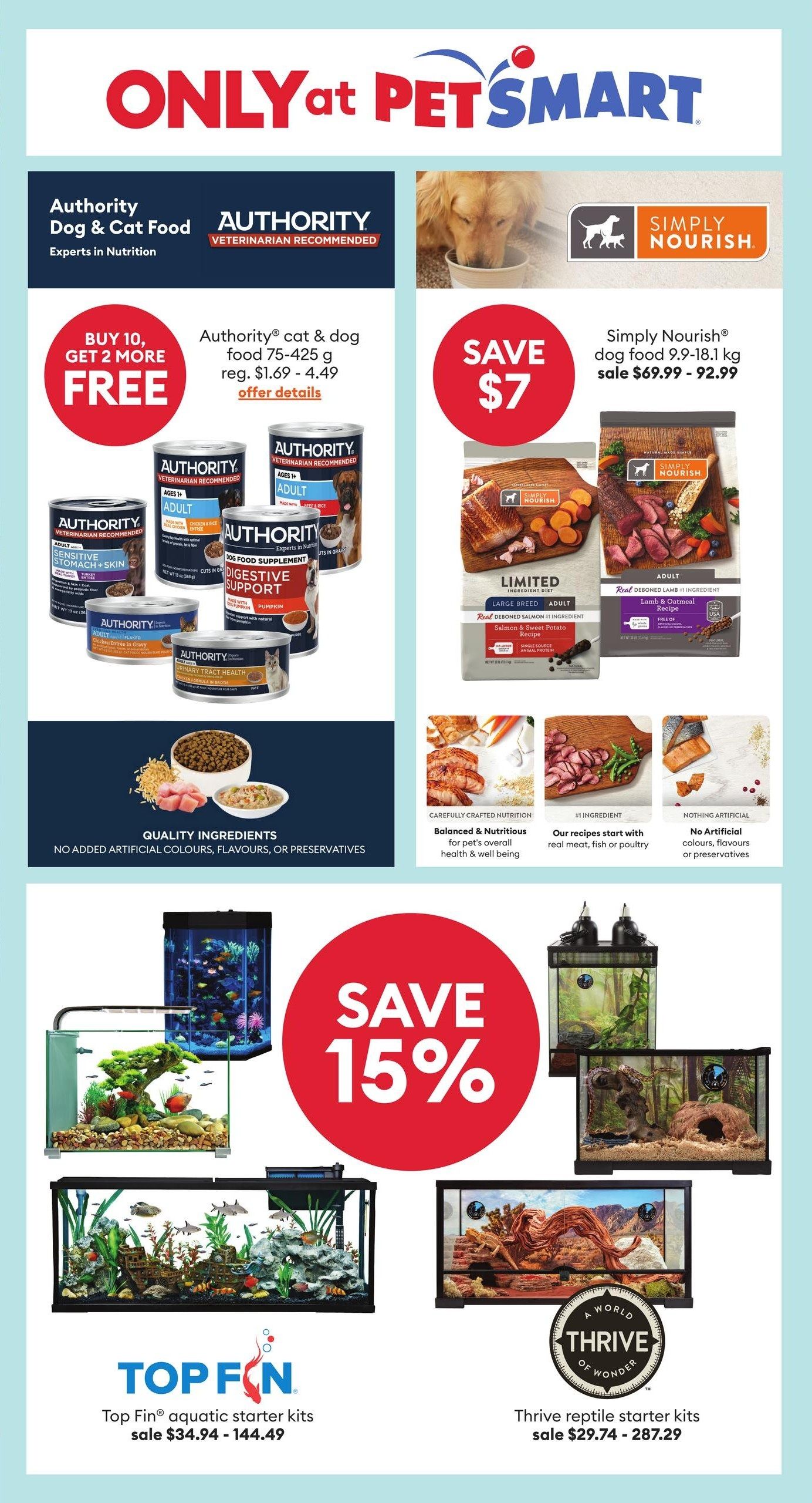 PetSmart Flyer October 5 to November 1