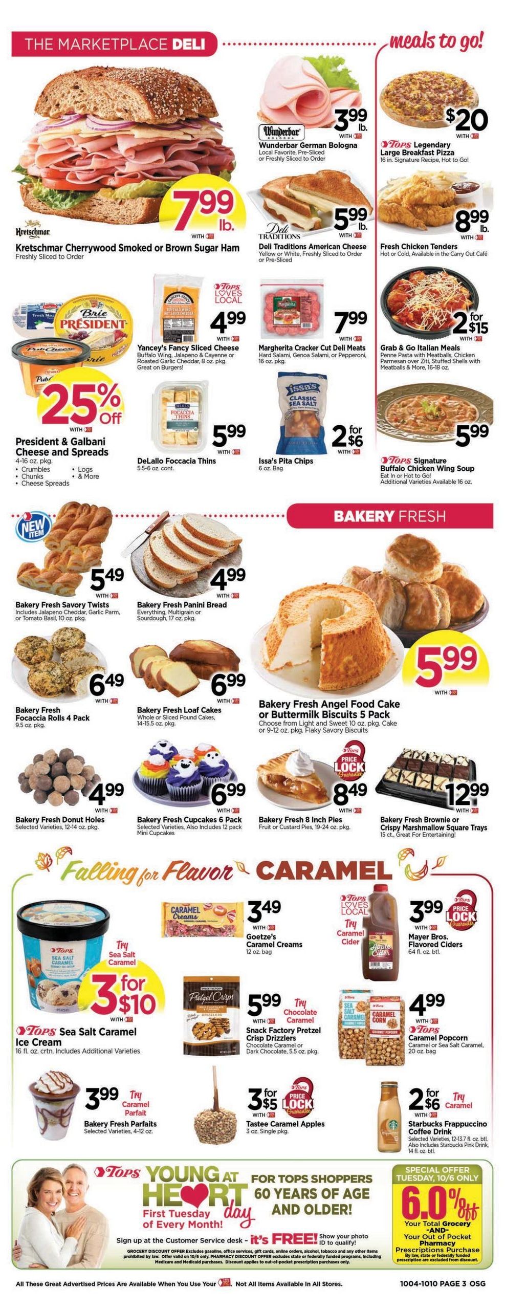 Tops Friendly Markets (Buffalo Area, NY) Weekly Ad October 4 - 10, 2026