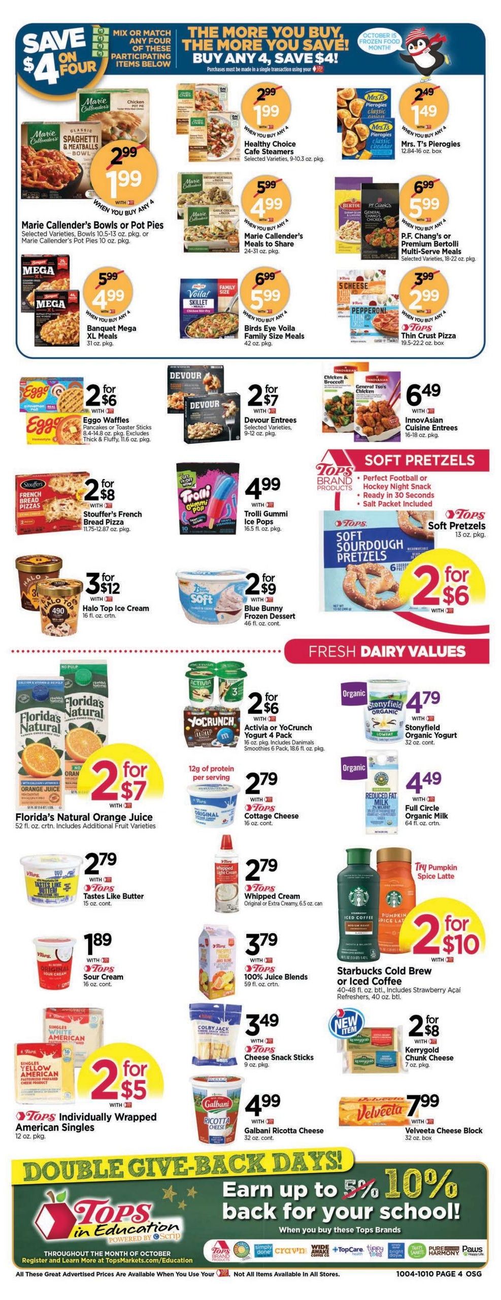 Tops Friendly Markets (Buffalo Area, NY) Weekly Ad October 4 - 10, 2026