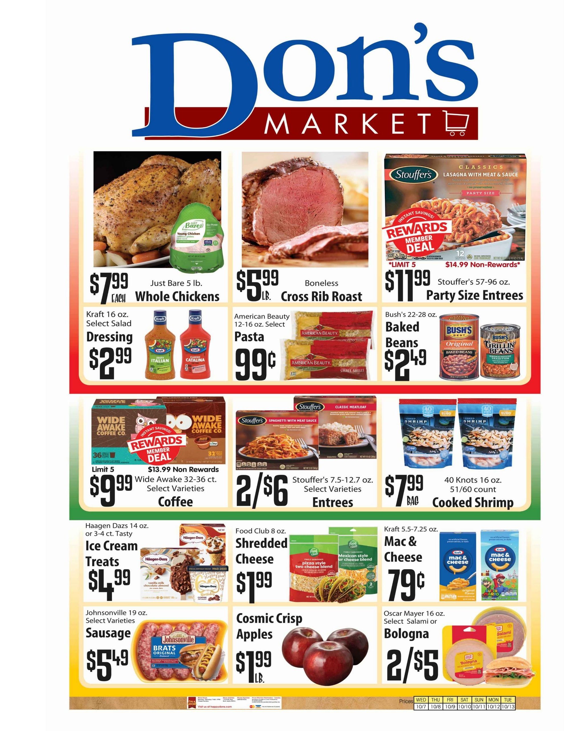 Don's Market Weekly Ad October 7 - 13, 2026