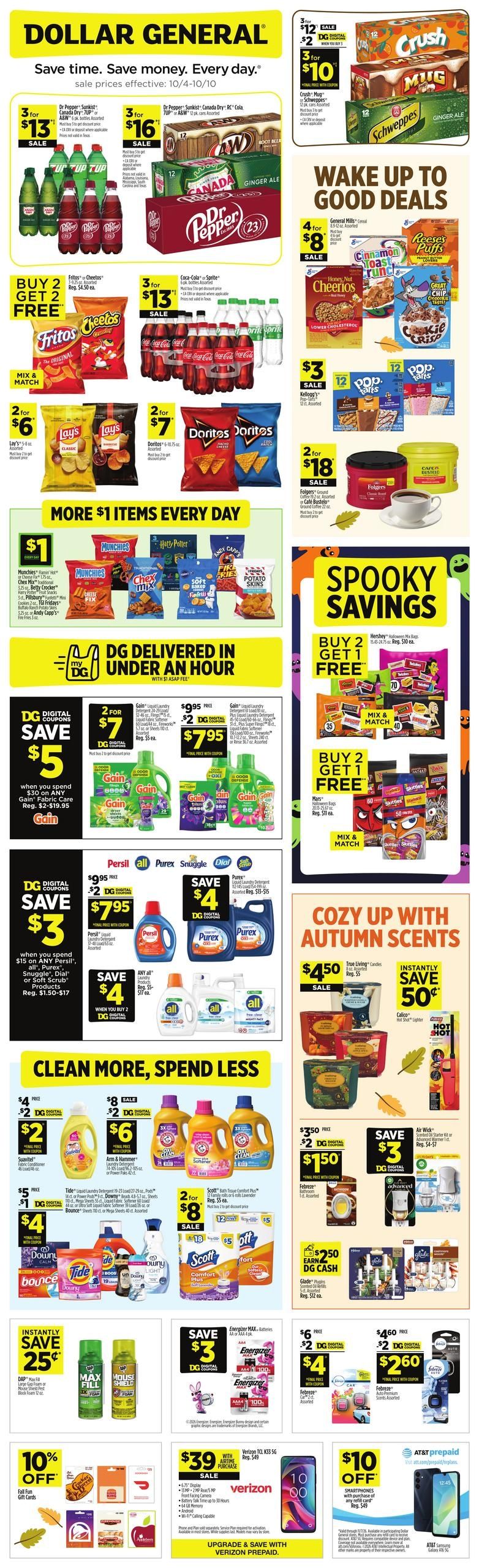 Dollar General (Alexandria Area, VA) Weekly Ad October 4 - 10, 2026