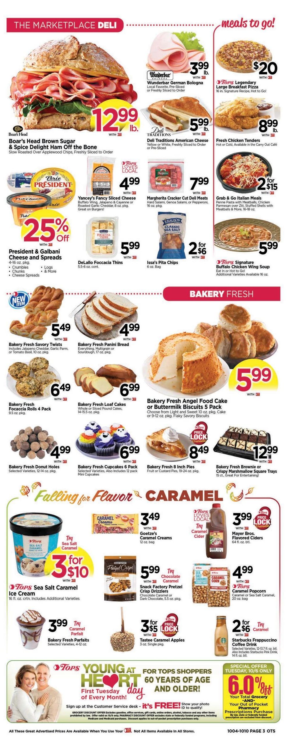 Tops Friendly Markets (Kinsman Area, OH) Weekly Ad October 4 - 10, 2026