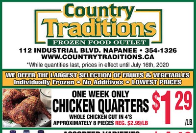 Country Traditions Flyer July 9 to 16