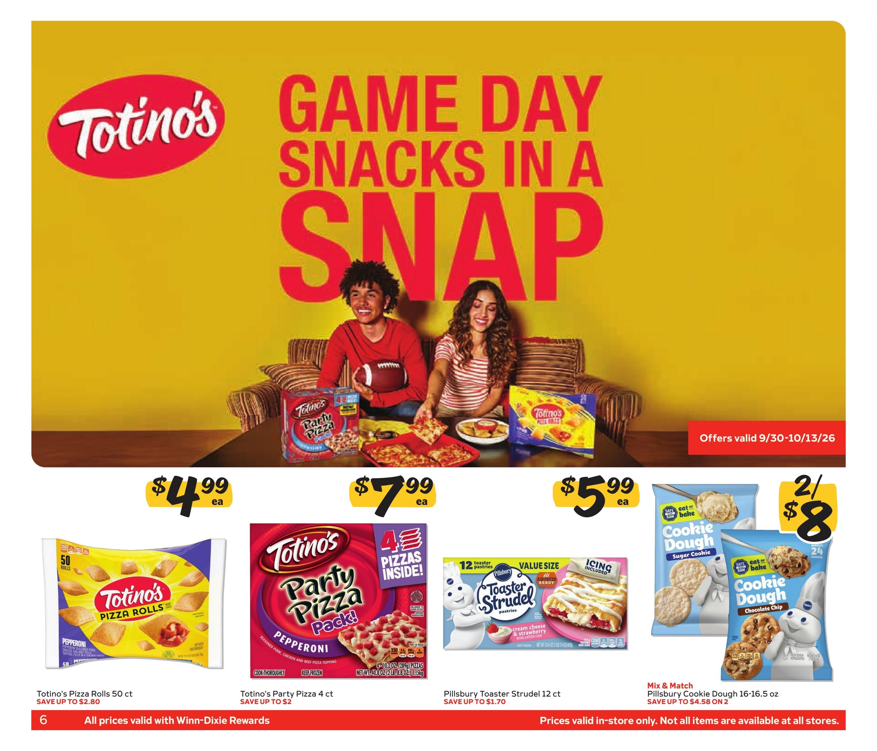 Winn-Dixie In-Store Weekly Ad September 30 - October 13, 2026