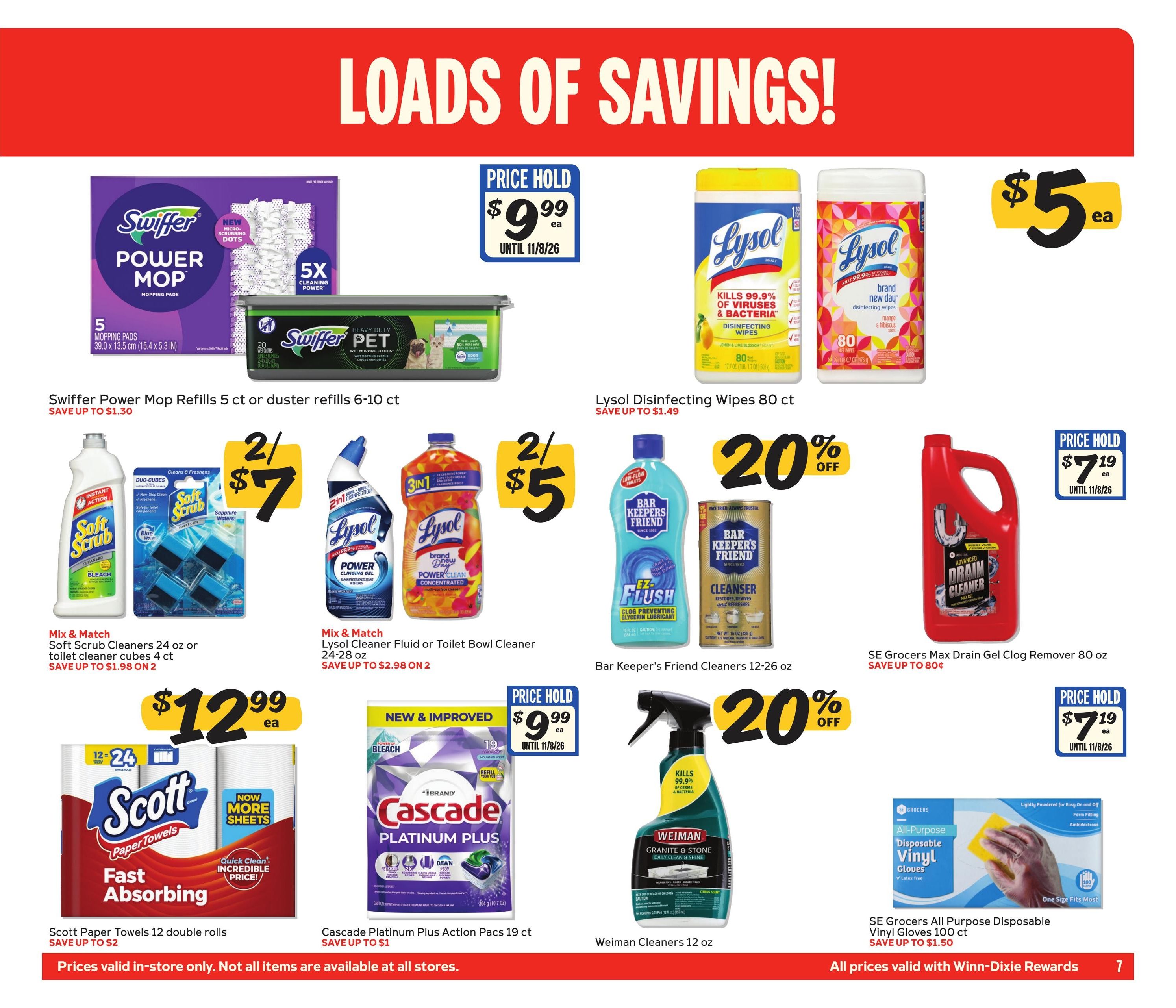 Winn-Dixie In-Store Weekly Ad September 30 - October 13, 2026