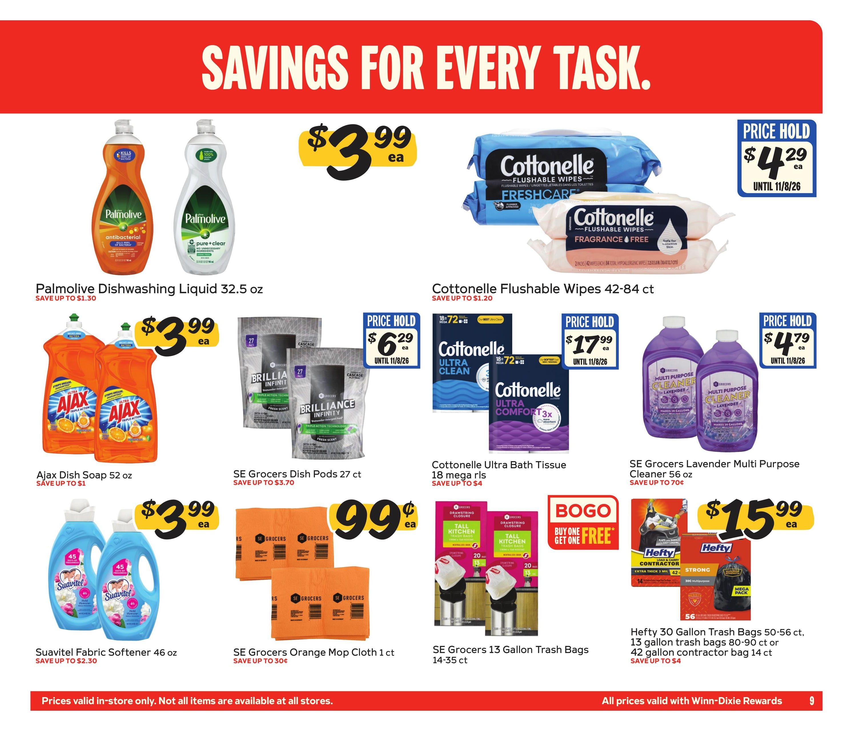 Winn-Dixie In-Store Weekly Ad September 30 - October 13, 2026