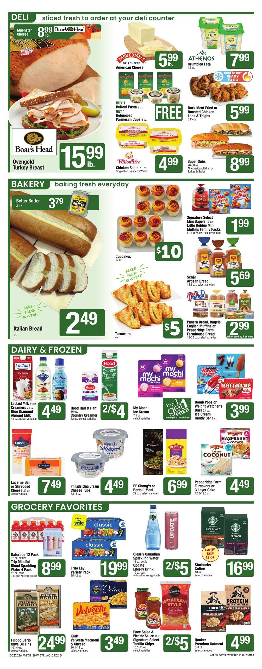 Star Market (Brockton-Quincy Area, MA) Weekly Ad October 2 - 8, 2026