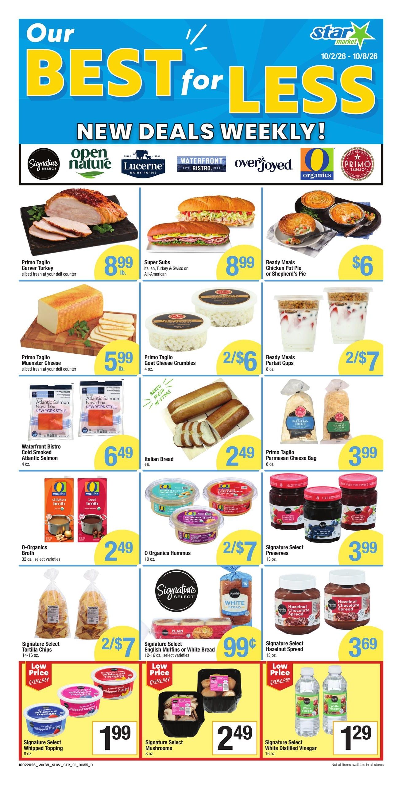 Star Market (Brockton-Quincy Area, MA) Weekly Ad October 2 - 8, 2026
